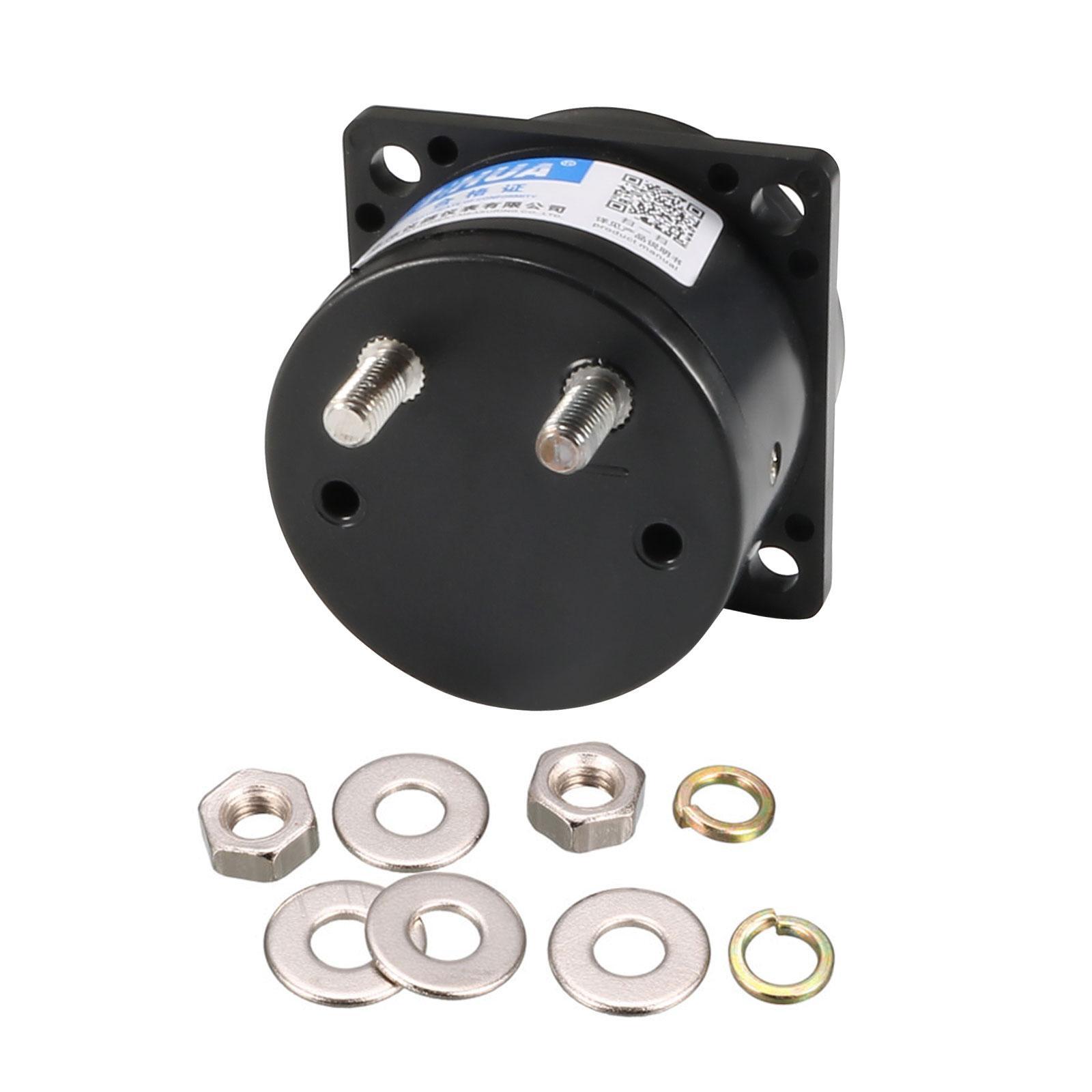 Class 2.5 Accuracy AC 0-10A Round Analog Panel Meter Ammeter Black