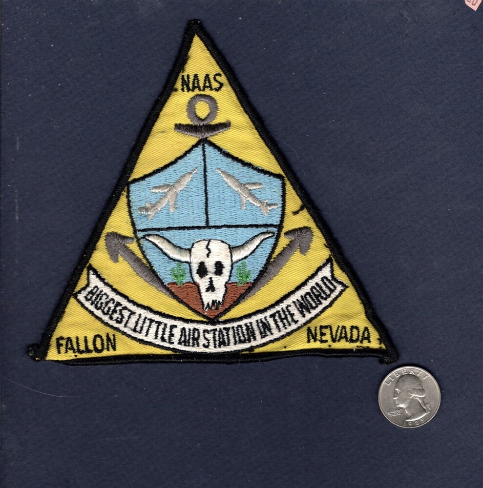 NAS Naval Air Station FALLON NV US Navy Base Squadron Patch