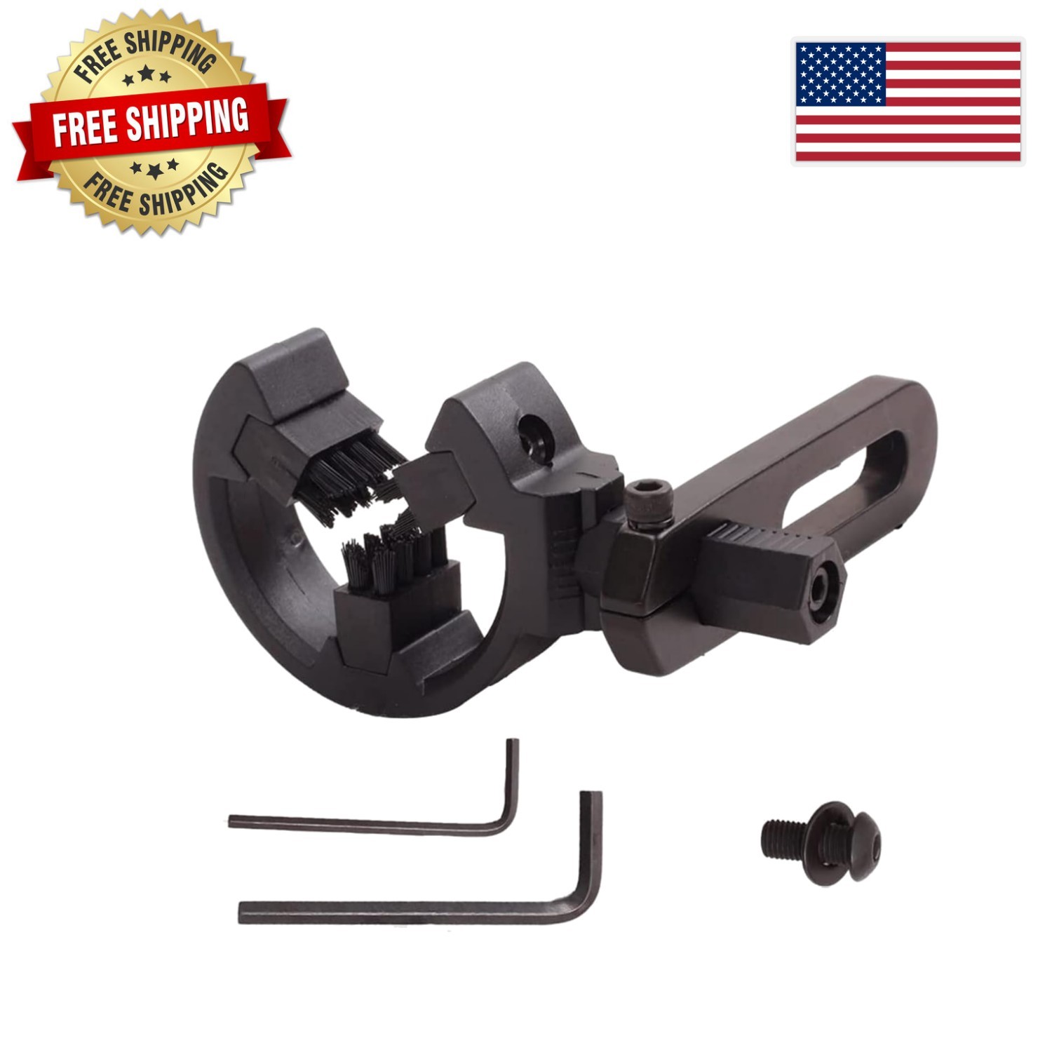 Capture-Style Arrow Rest for Compound & Recurve Bows - Deluxe Precision Gear