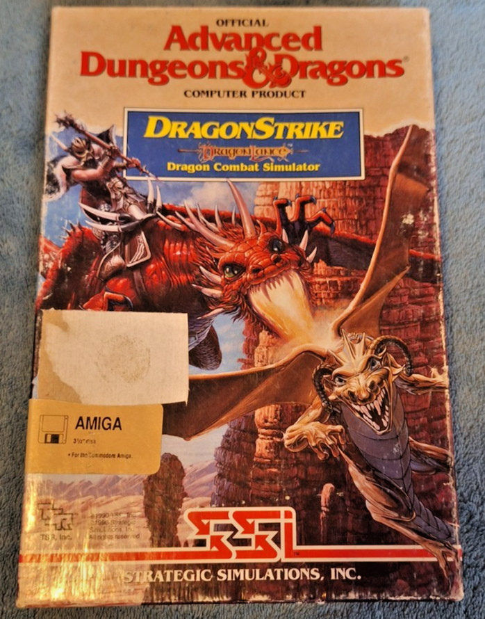 **RARE** Dungeons & Dragons Dragonstrike Dragonlance Amiga NTSC DEMO Version