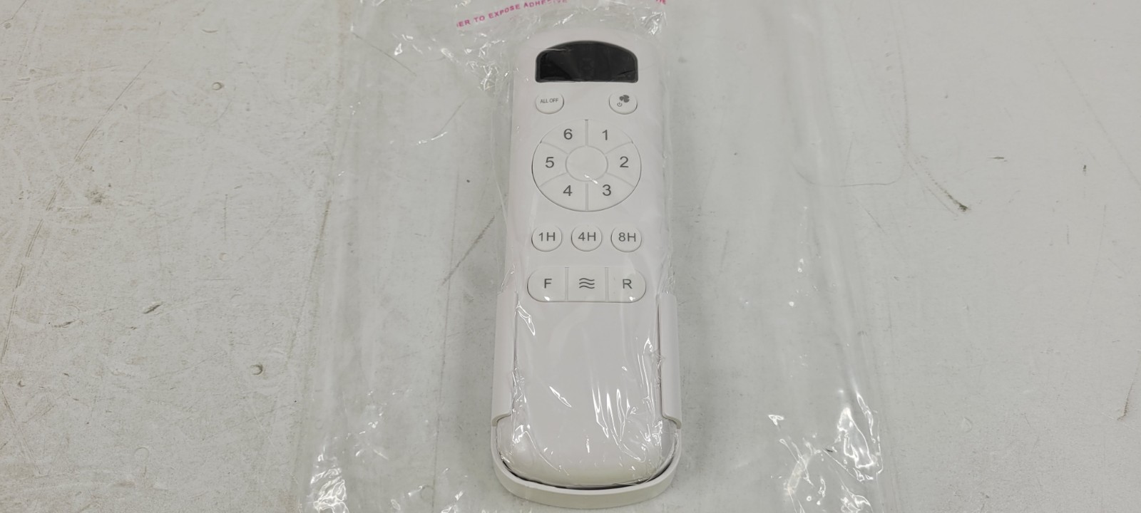 Hand-Held Ceiling Fan LCD Remote Control System with Receiver and Wall Holder