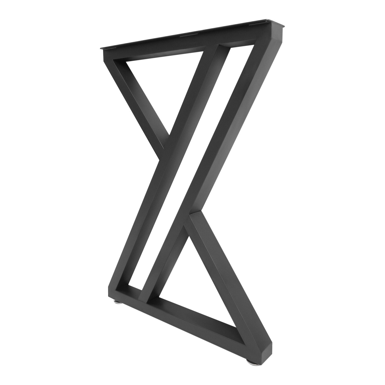 2PCS Modern Iron Table Legs X-Shaped Desk Legs Metal Furniture Dining Table Legs