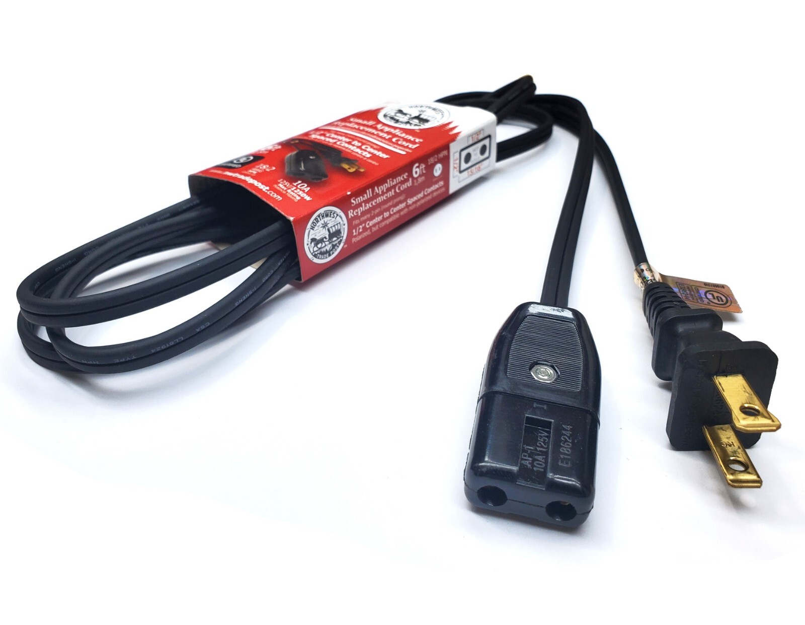 Replacement 6ft Power Cord for Rival Pizza Parlor Stoneware Cooker Model 4012