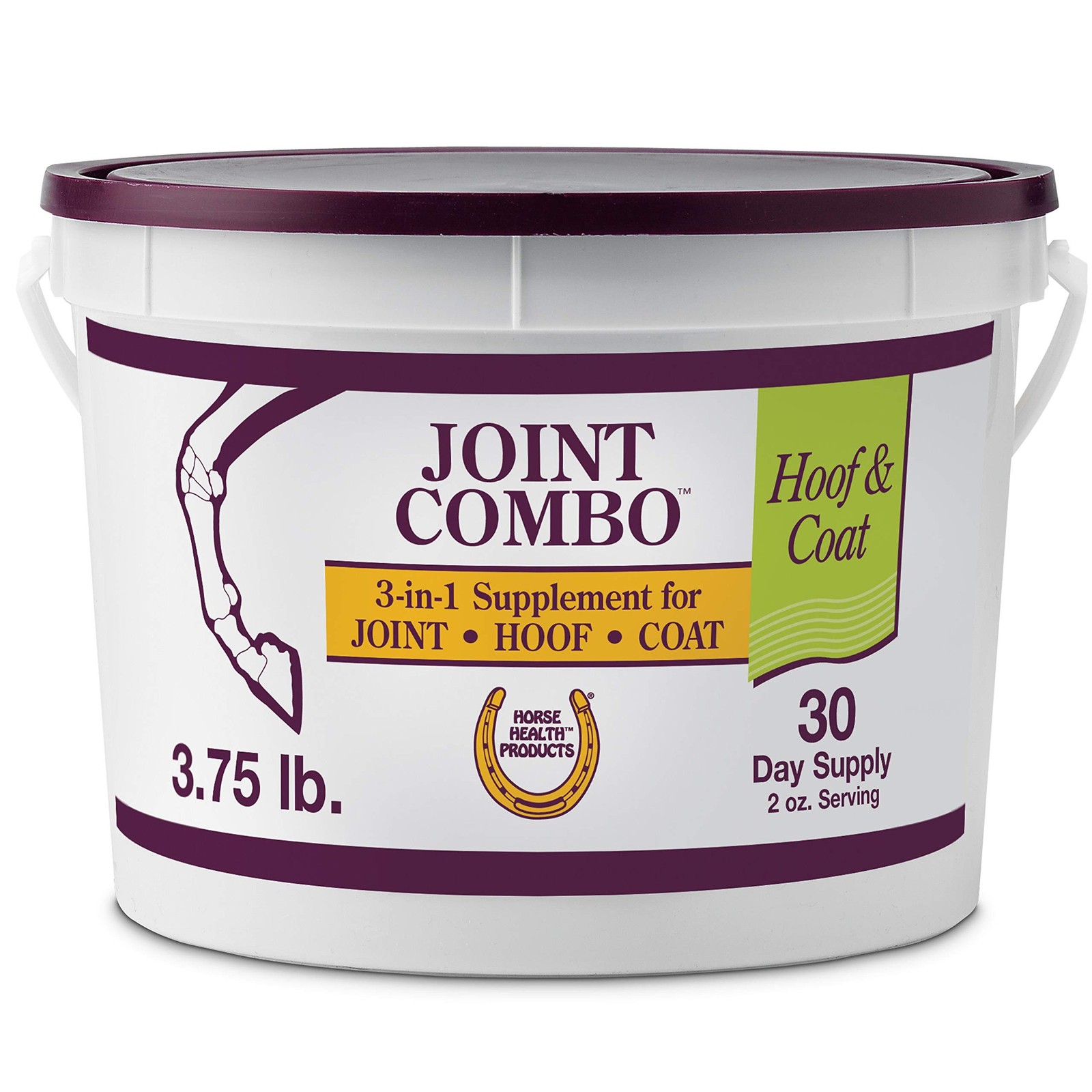 Horse Health Joint Combo Hoof & Coat, Convenient 3-in-1 Horse Joint Supplemen...