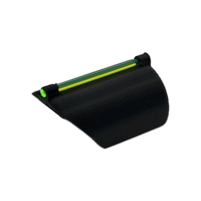 Fiber Optic Sight - 12ga / 20ga Shotgun - Clip On - High Visibility - 2 Pack