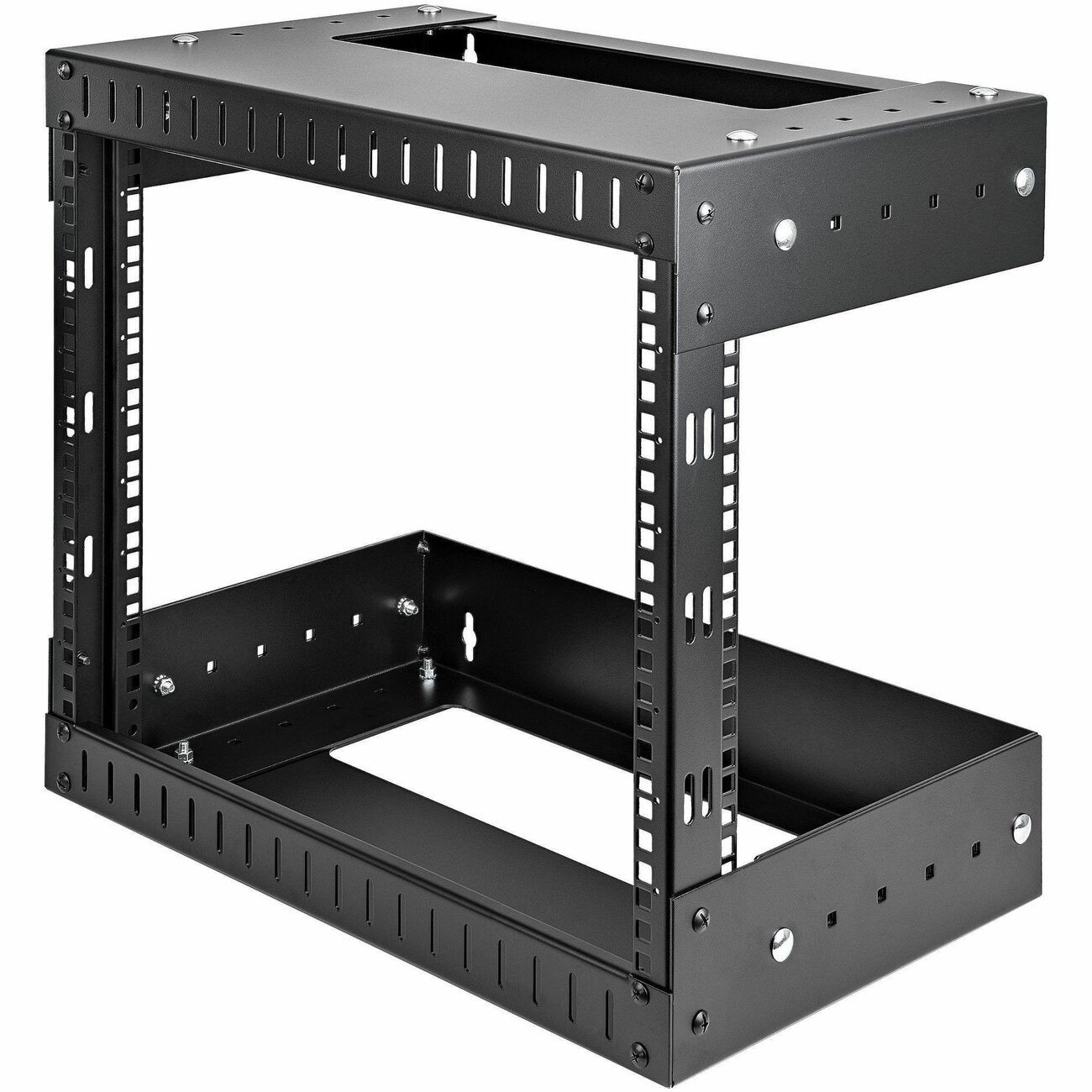 StarTech RK812WALLOA 8U Open Frame Wall Mount Rack - Adjustable Depth
