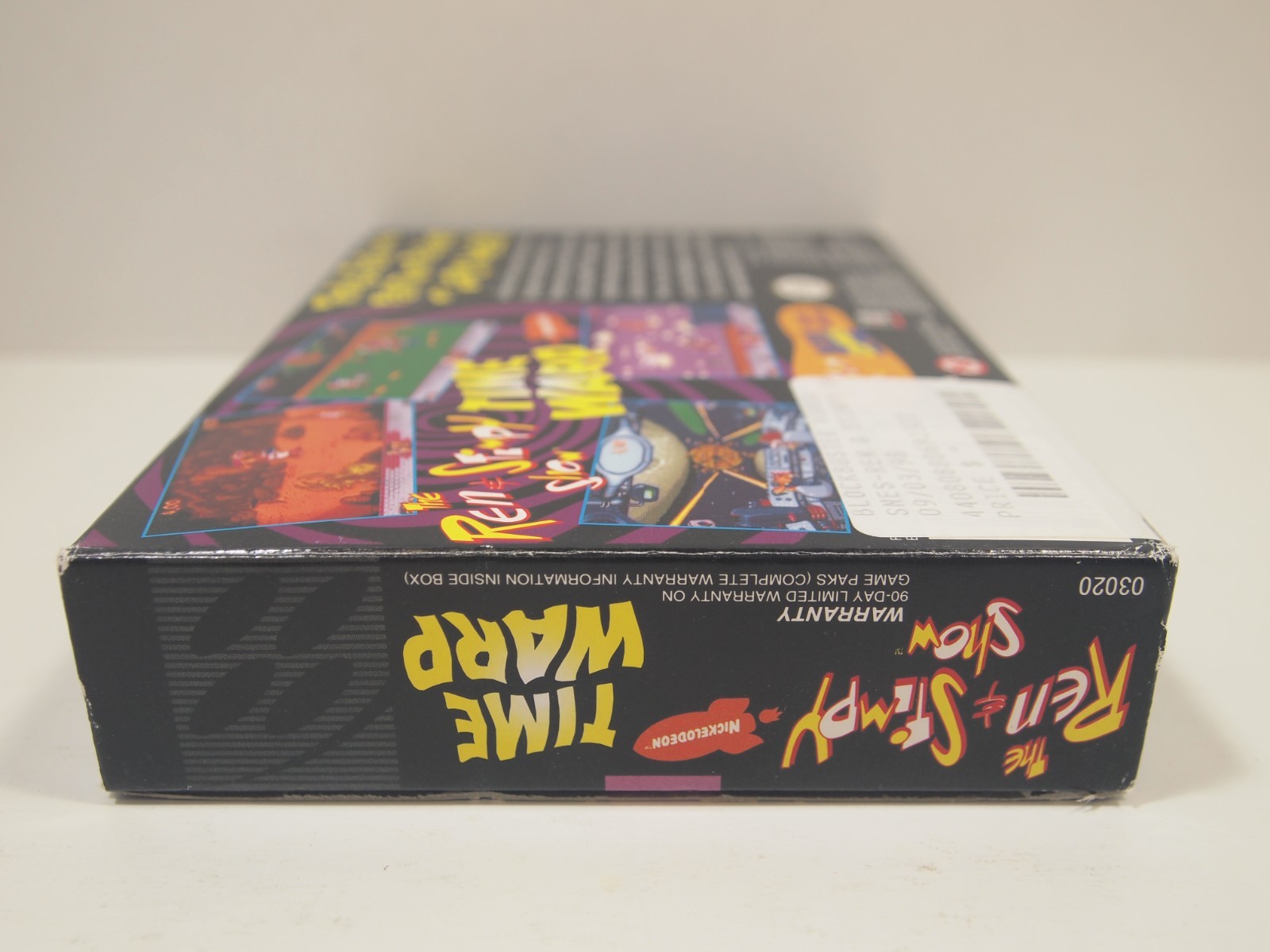 The Ren & Stimpy Show Time Warp (Super Nintendo | SNES) Authentic BOX ONLY