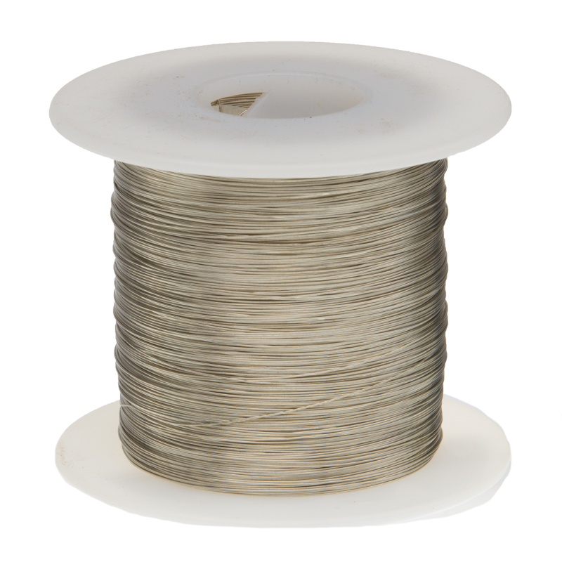 20 AWG Gauge Tinned Copper Wire Buss Wire 100' Length 0.0320" Silver