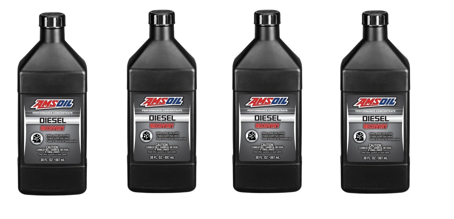 4 PACK AMSOIL Diesel Recovery Fuel Treatment DRCQT