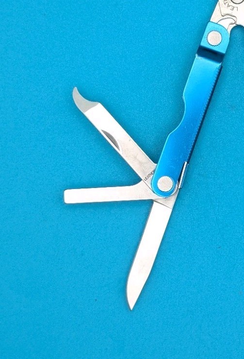 Leatherman Micra Multi-Tool, Knife, Scissors, Key Ring, Blue!