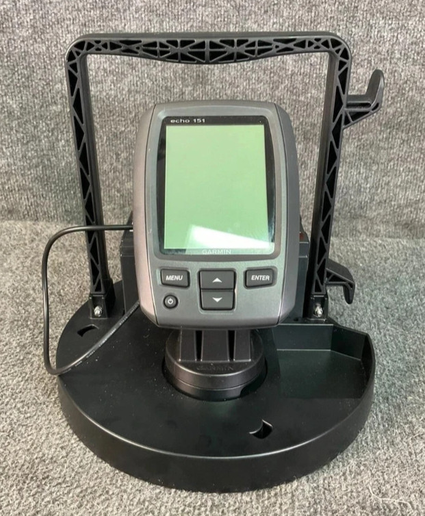 Garmin Echo 151 Fishing Sonar Depth Finder 200W Used Bundle