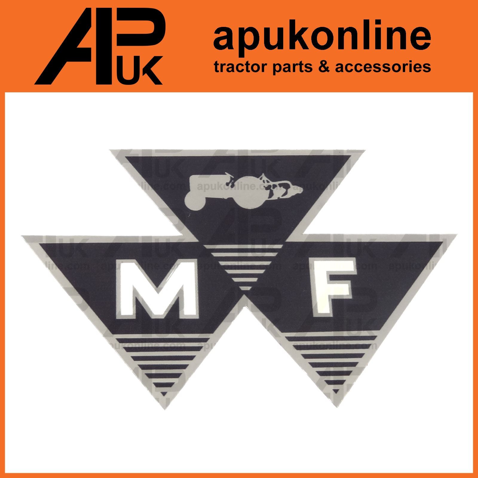MF Triple Triangle Decal Small for Massey Ferguson 168 133 140 155 175 Tractor