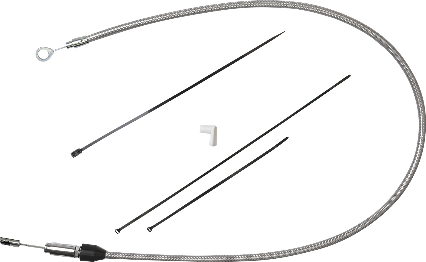 DRAG SPECIALTIES Quick Connect Clutch Cable - Upper - 50" - Stainless Steel