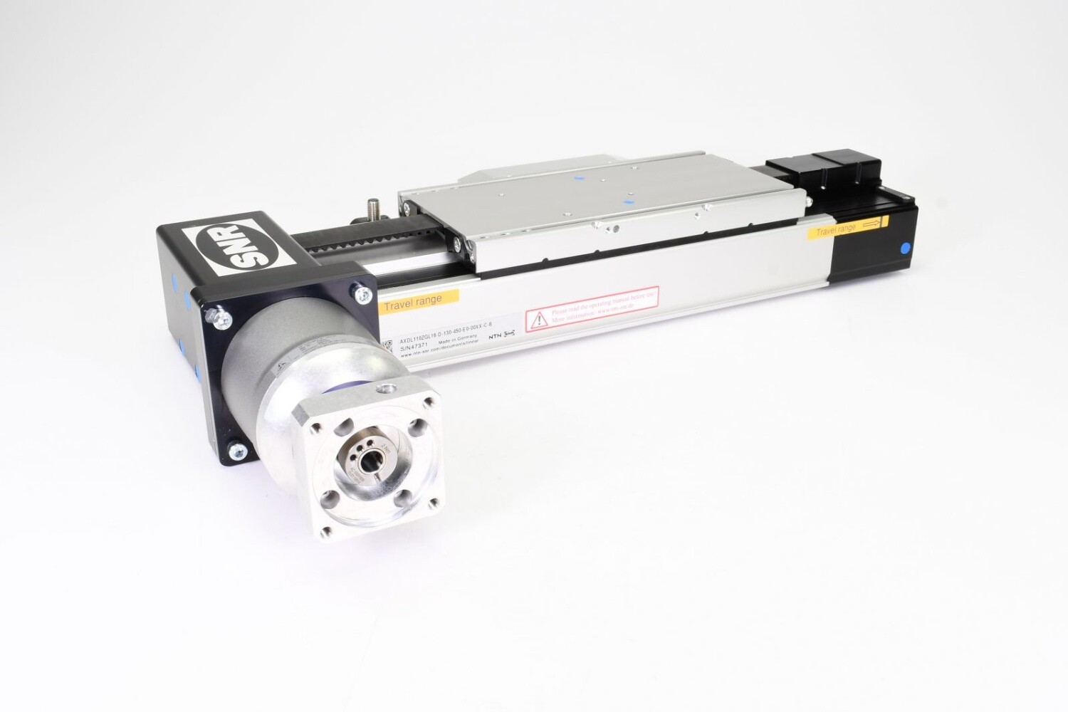 SNR AXDL110ZGL16-D-130-450-E0-00XX-C-B, Linear unit with NP planetary gearbox