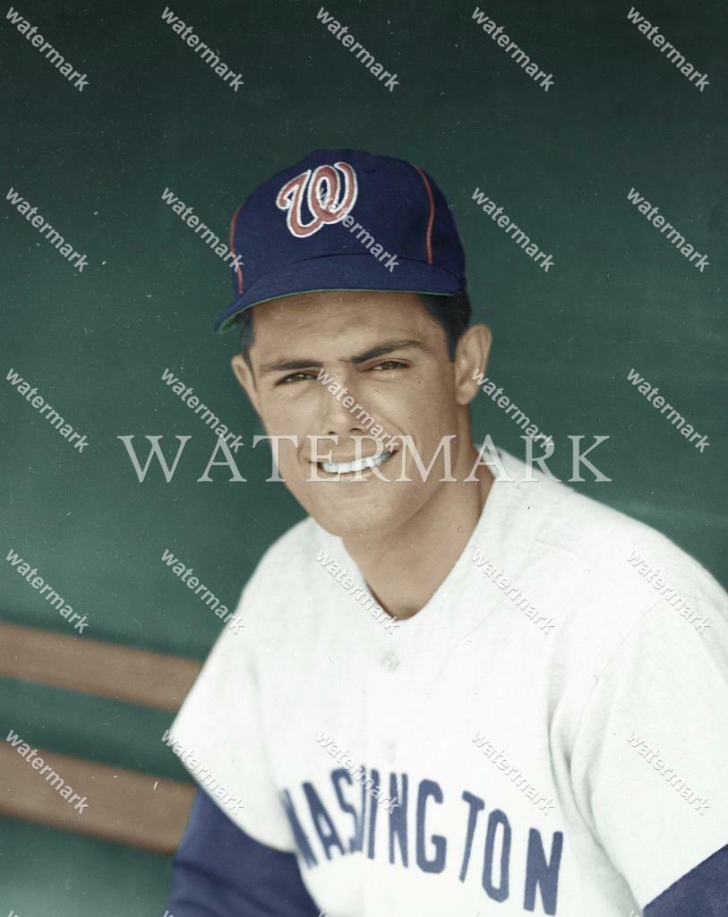 EL183 Lou Pinella Washington Senators Rookie 8x10 11x14 16x20 Colorized Photo
