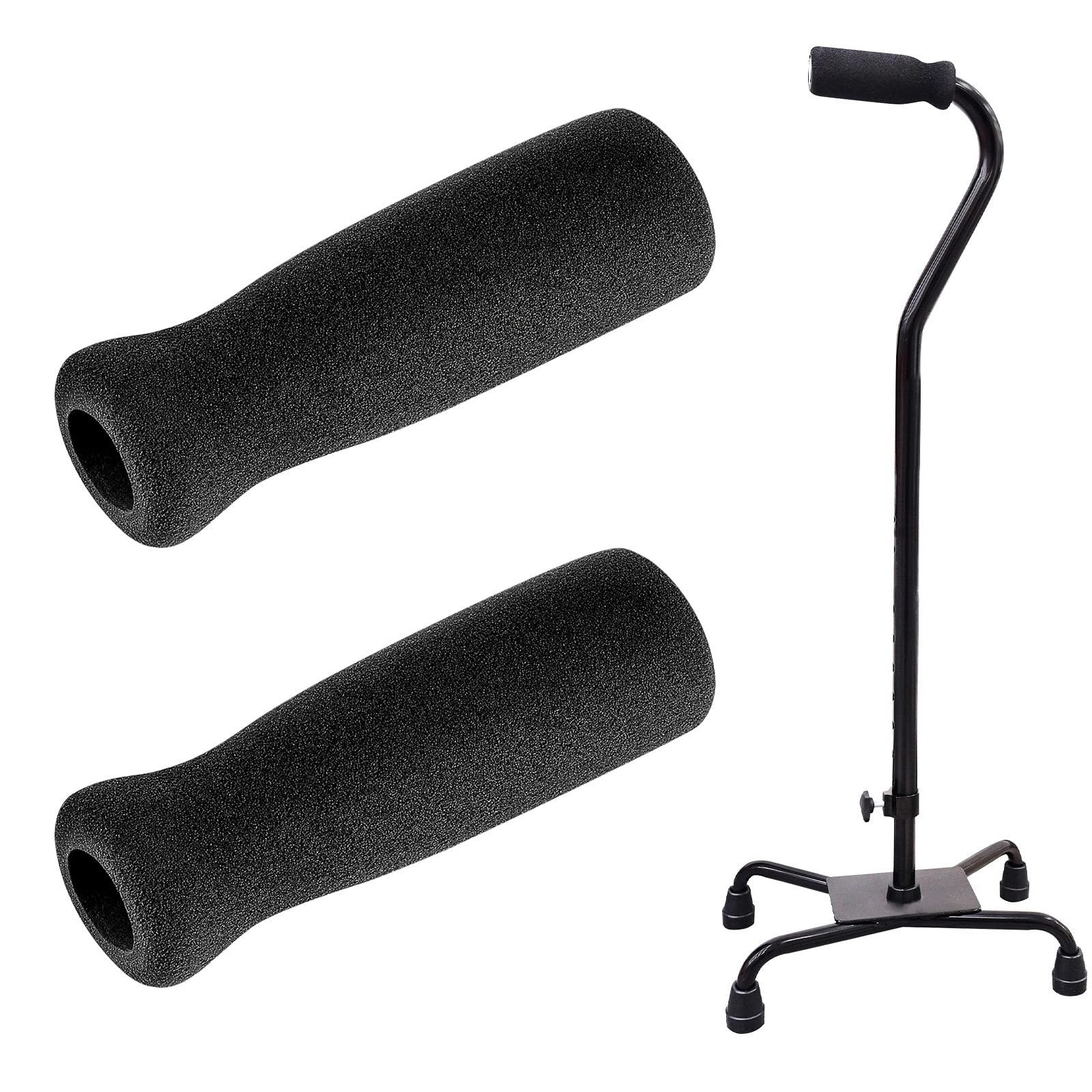 Foam Cane Handle Grip Replacement Offset Walking Hand Foam Handle for Bicycle