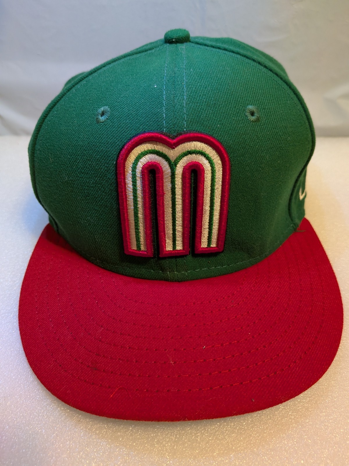 New Era 59FIFTY Mexico World Baseball Classic Hat 7 1/4 Green Red