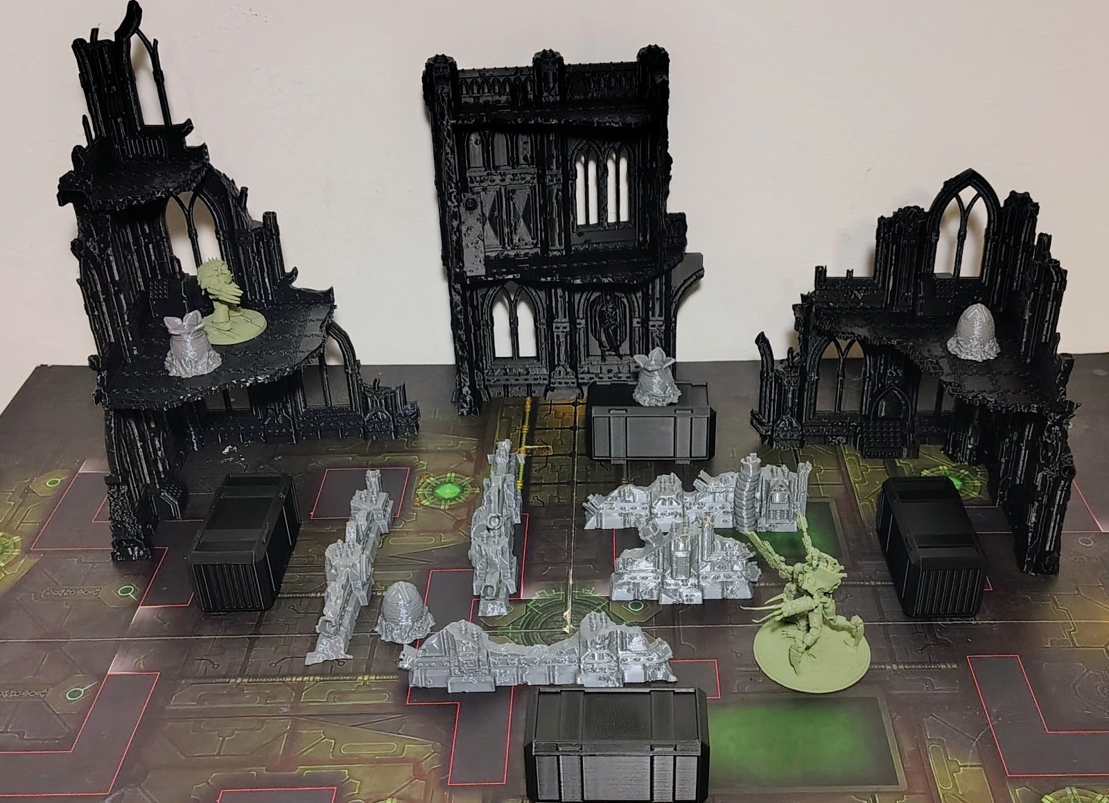 Scatter Terrain Set Lot Perfect For Warhammer 40k Kill Team & Trench Crusade