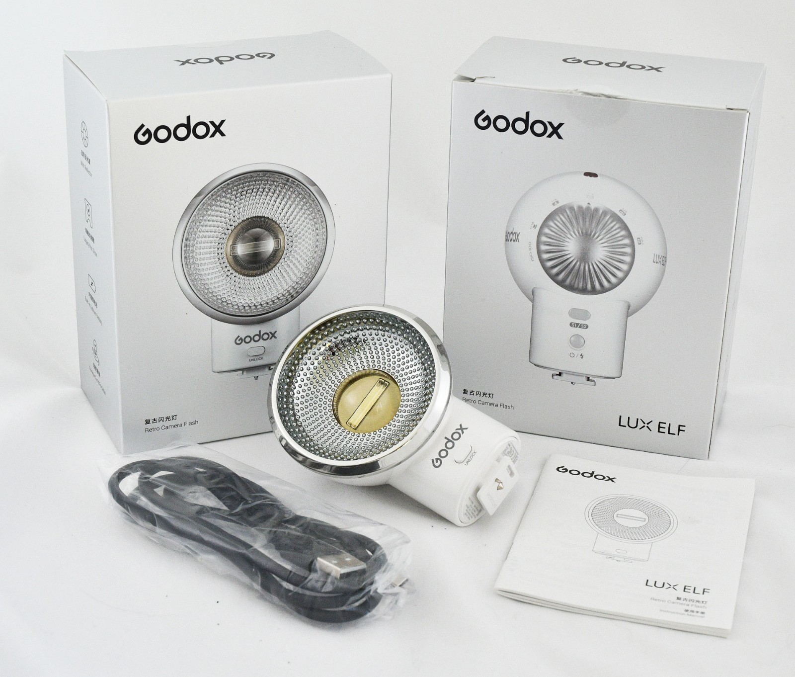 2 -Godox Lux Elf Flash Units - NEW