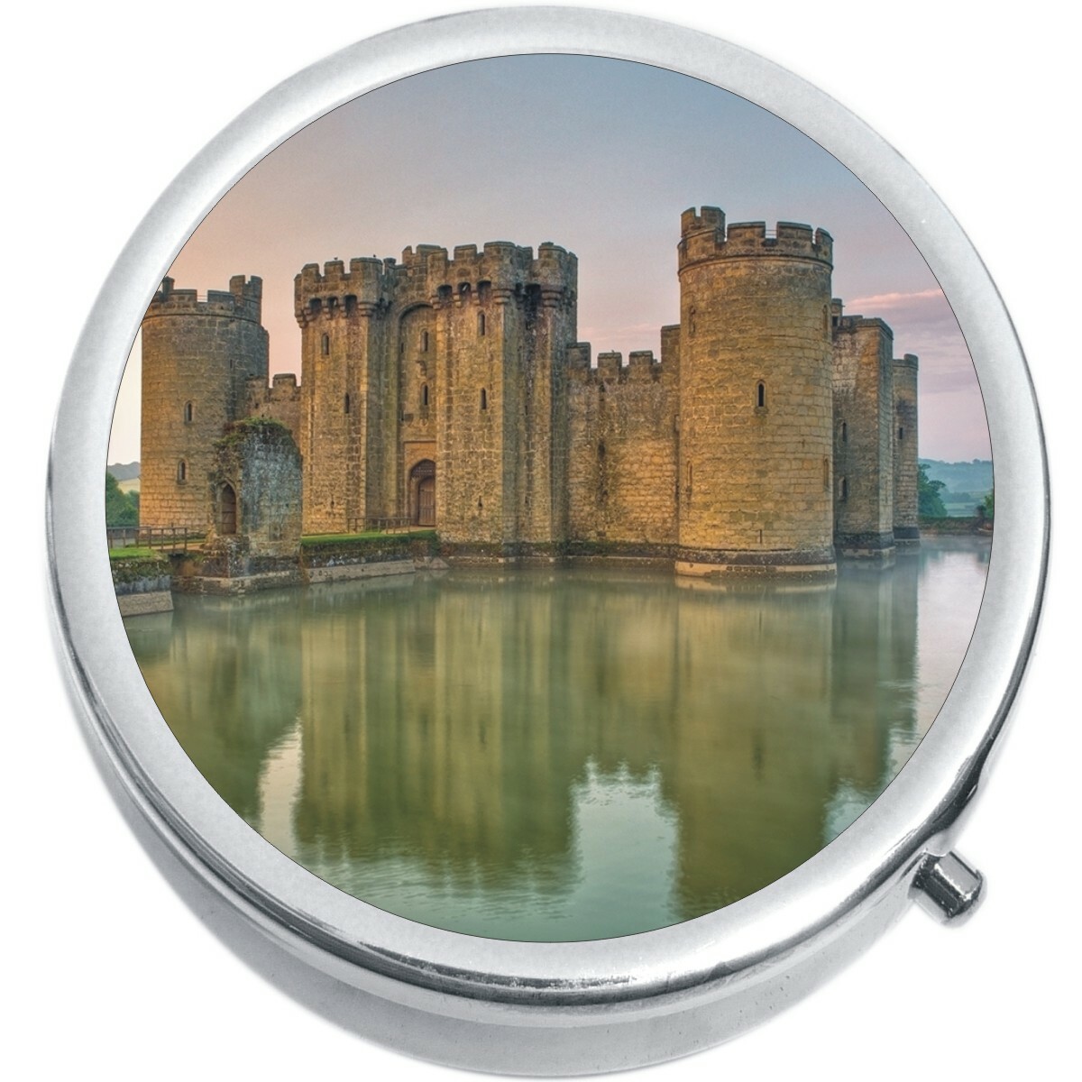 Bodiam Castle Europe Medicine Vitamin Pill Box