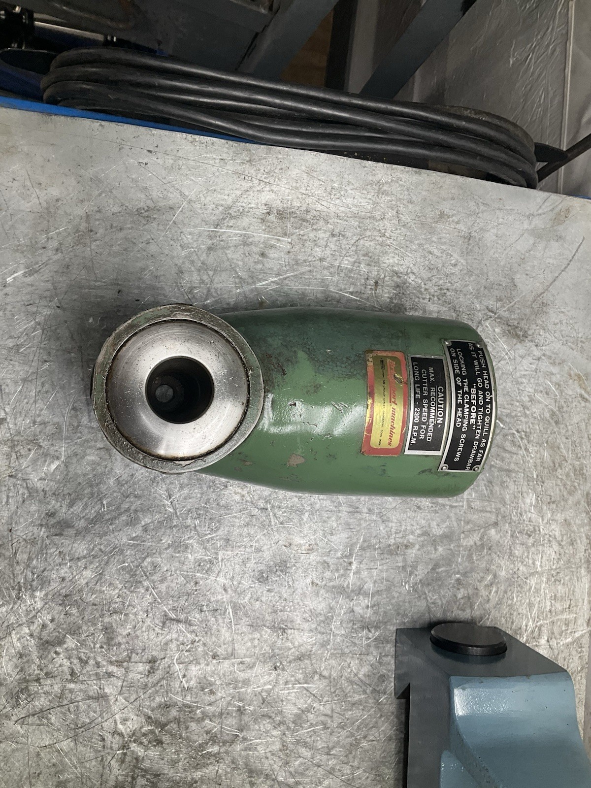 Bridgeport + Milling Machine Right Angle Horizontal Attachment