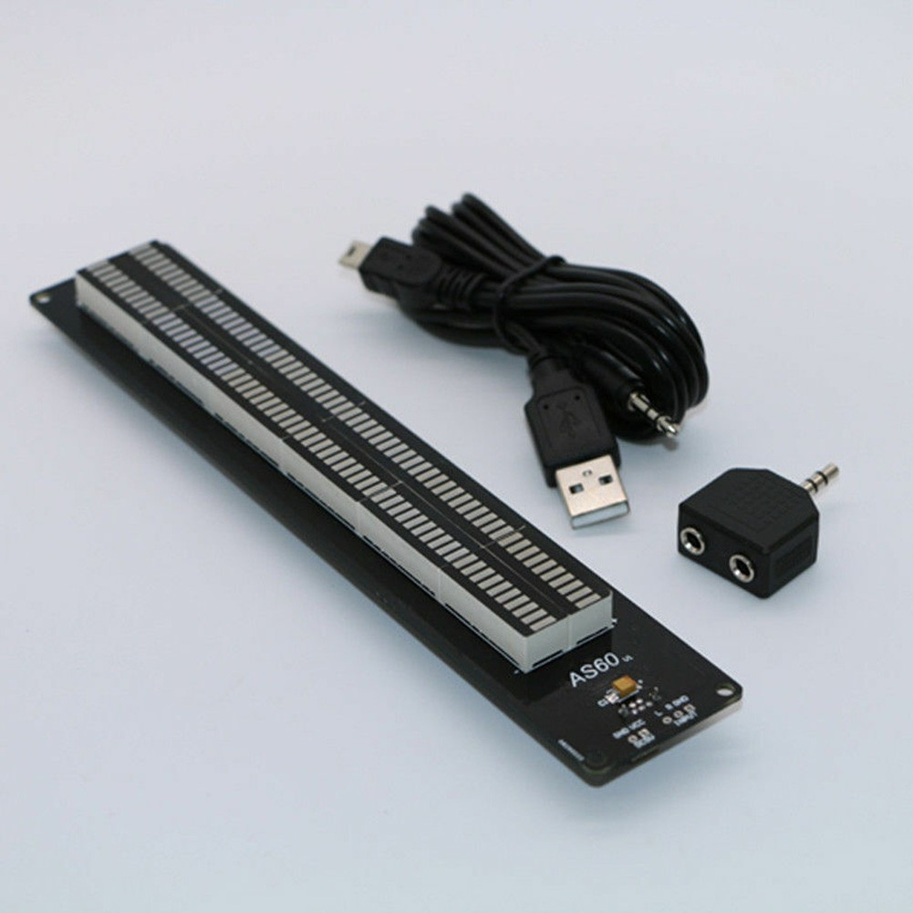 for Professional grade AS60 Dual channel LED Volume Meter for Audio Analysis