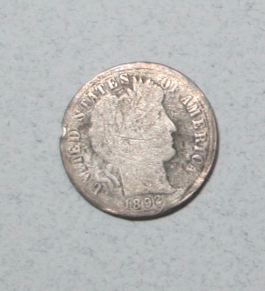 1892 Barber Dime