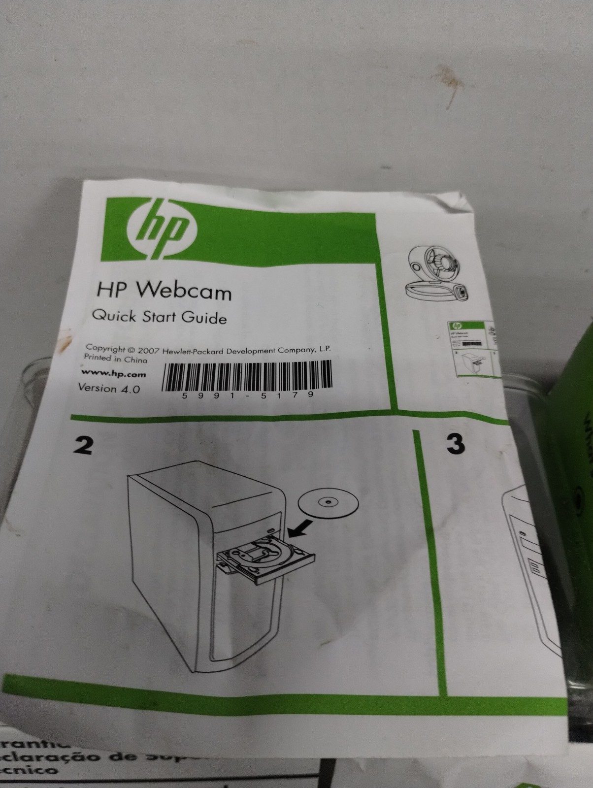 Webcam HP 100k Pixels Connect Chat Share