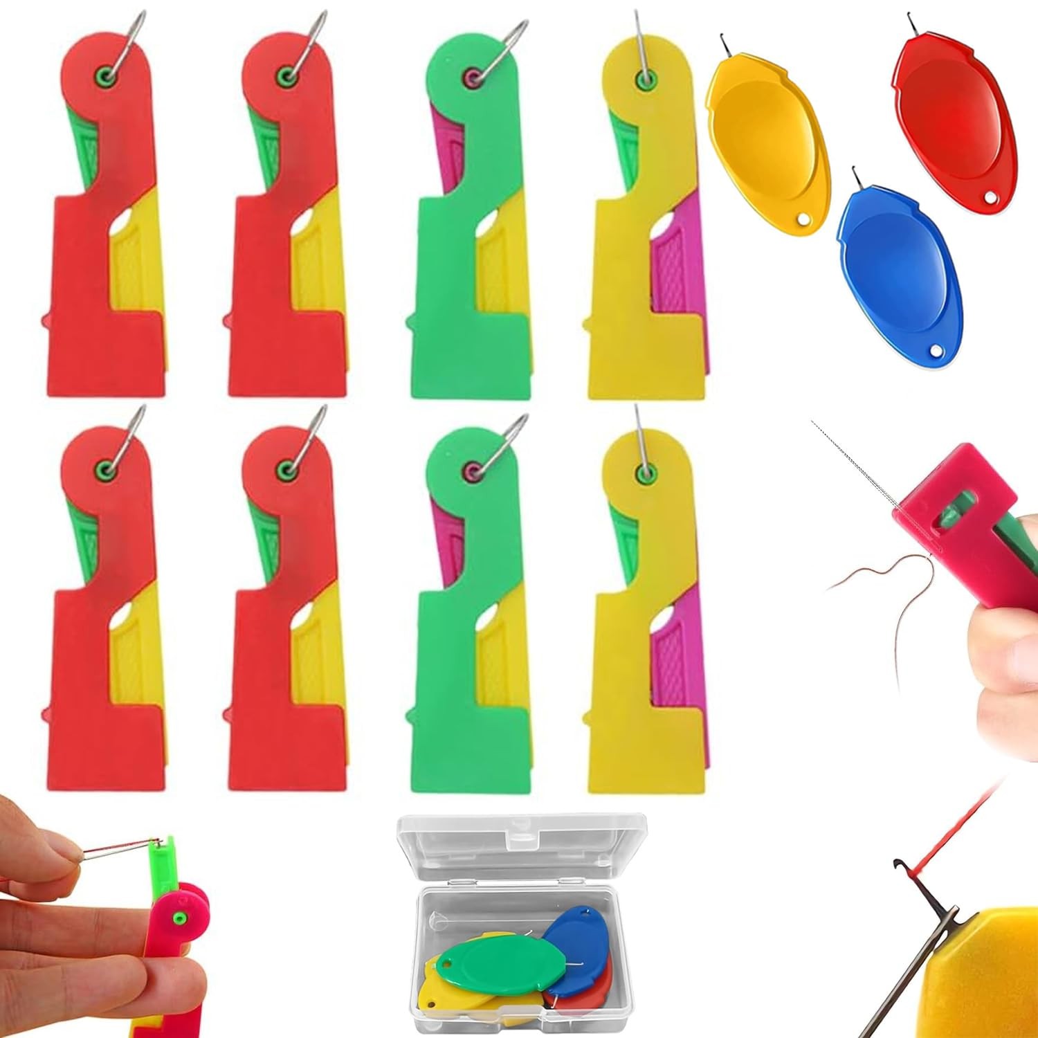 Enhebrador automático de agujas Dispositivo de enhebrado automático de agujas