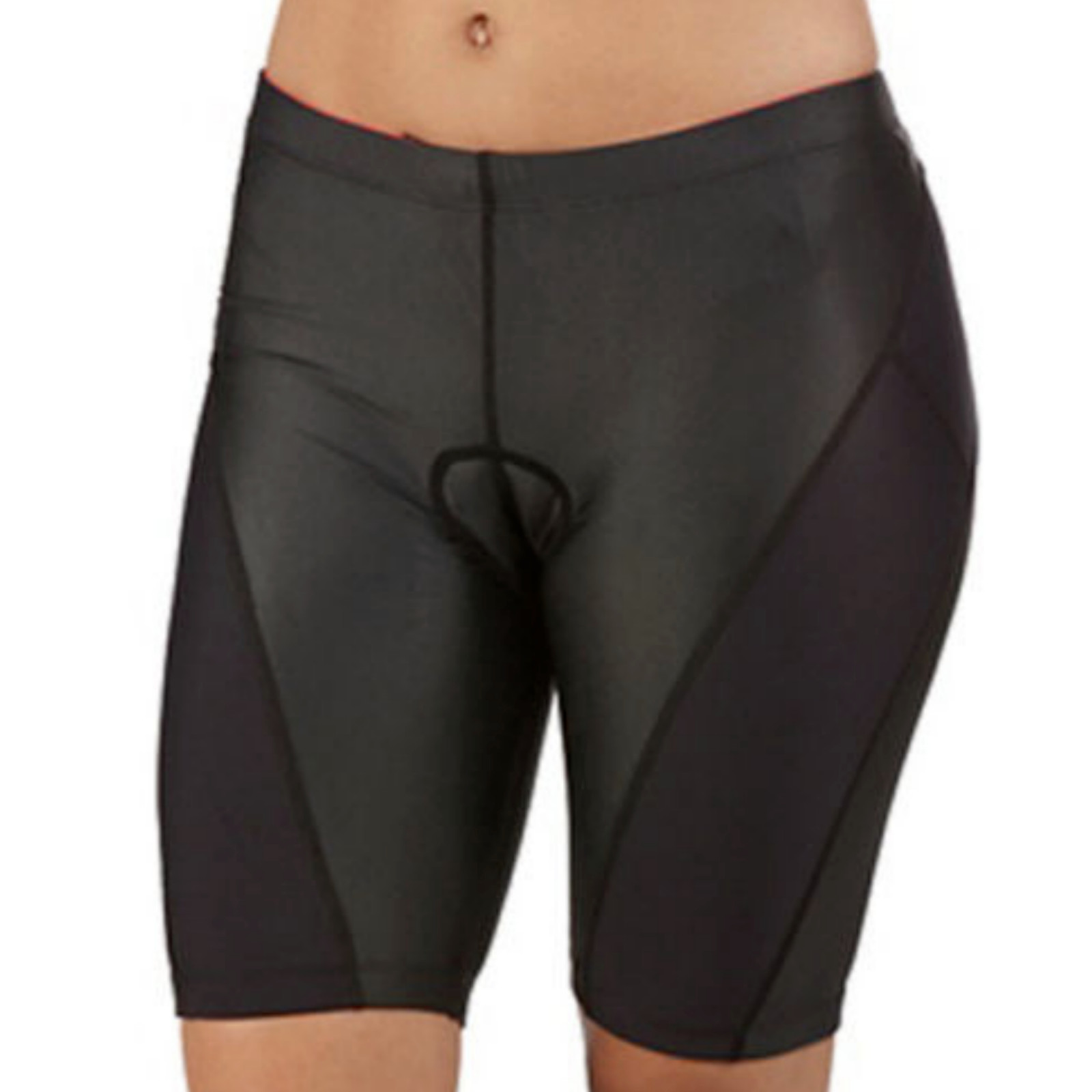 Nike Womens Triathlon Bike Tri Shorts Trunks Pockets Solid Black Sz XS - $80