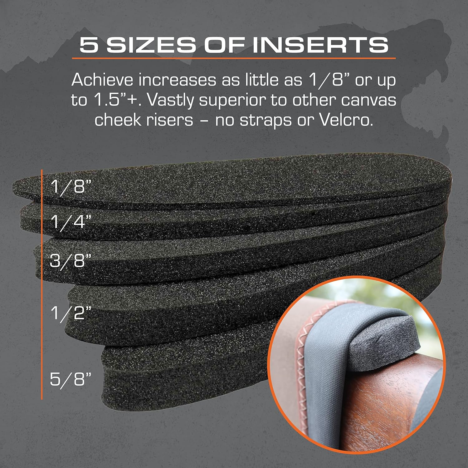 Beartooth Comb Raising Kit 2.0 | Adjustable Cheek Rest | Increase Comfort | Redu