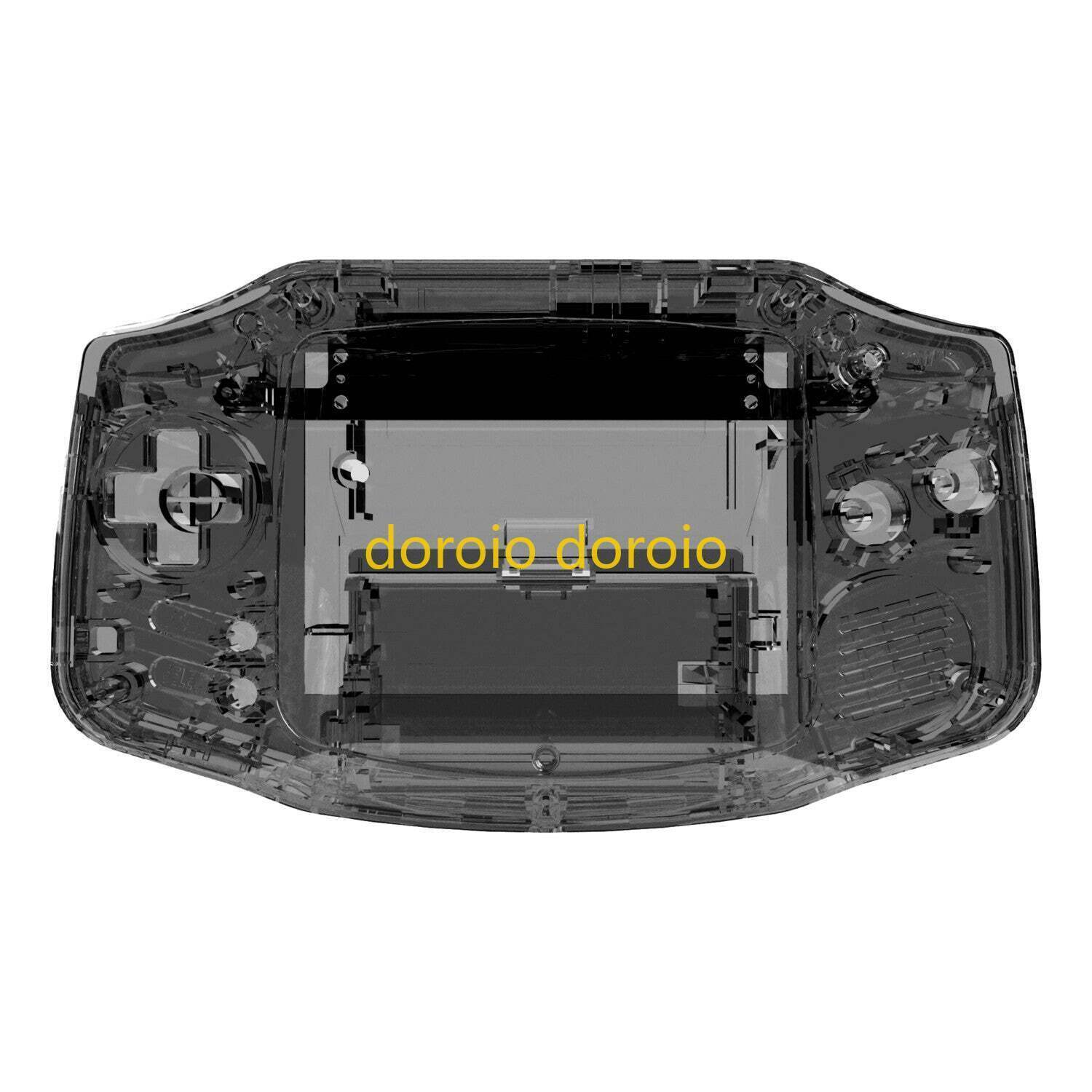 Crystal Clear IPS Modified Prestige Shell for Game Boy Advance - RetroSix Boy