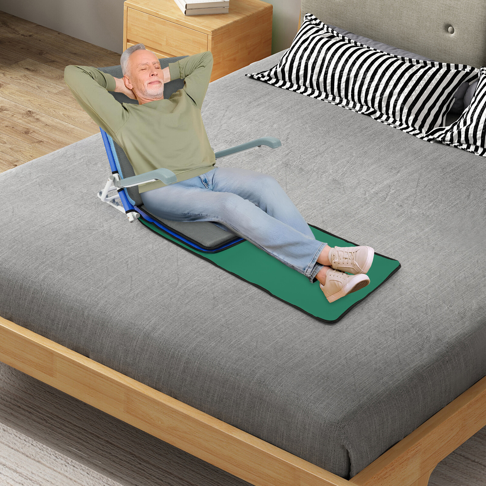 Adjustable Bed Backrest Portable Folding Backrest Lifting Bed Backrest