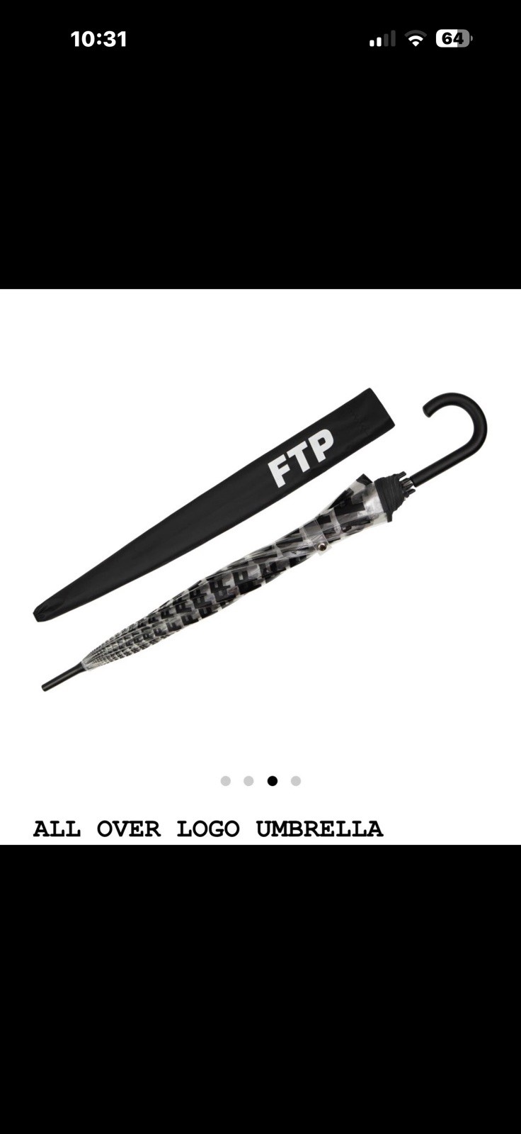 FTP All Over Logo Umbrella