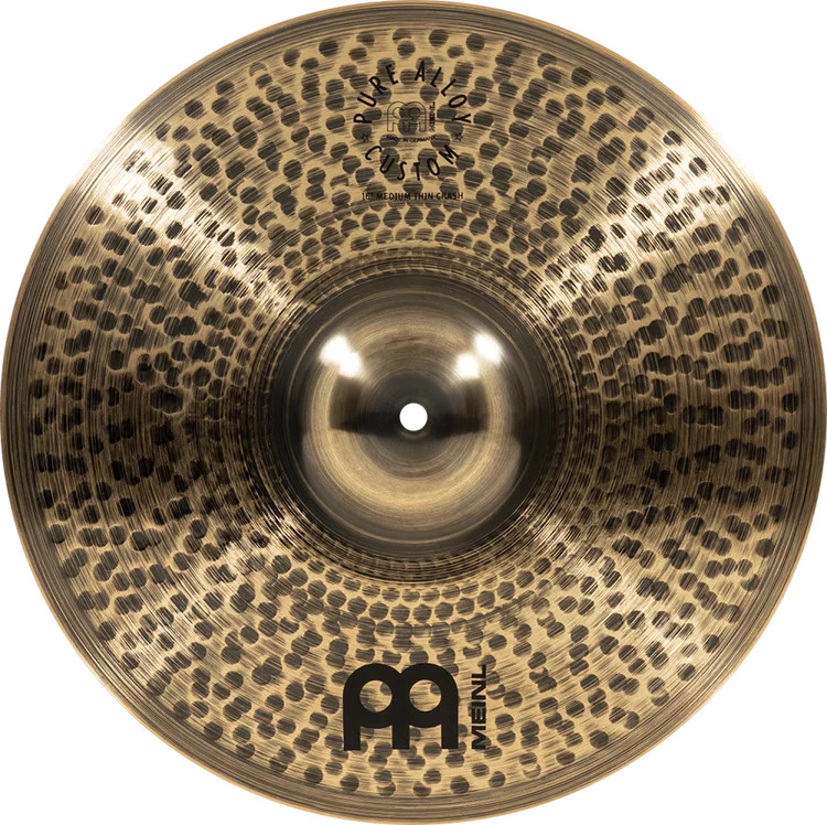 Meinl Cymbals Pure Alloy Custom Medium Thin Crash Cymbal - 16 inch