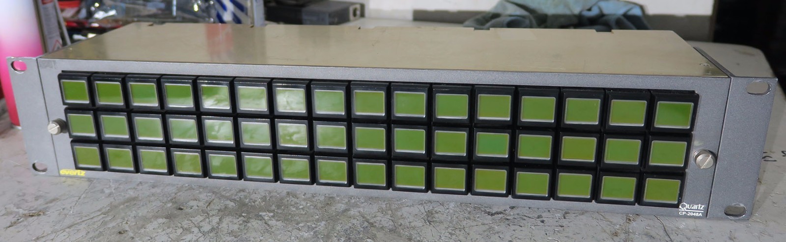 Evertz cp2048a router matrix panel   (ref 2)