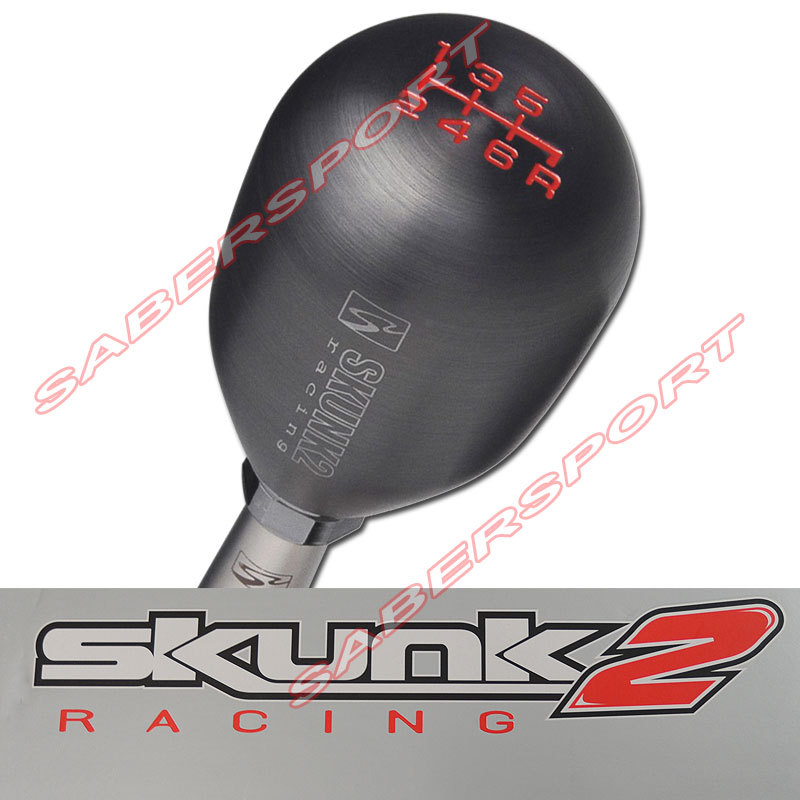 Skunk2 Titanium Finish 6-Speed Shift Knob for Civic Si /S2000 / RSX TYPE S / TSX