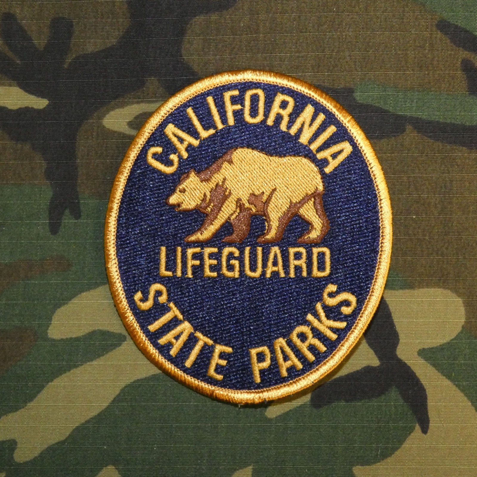 Vintage California State Parks Lifeguard Shoulder Patch (CA)
