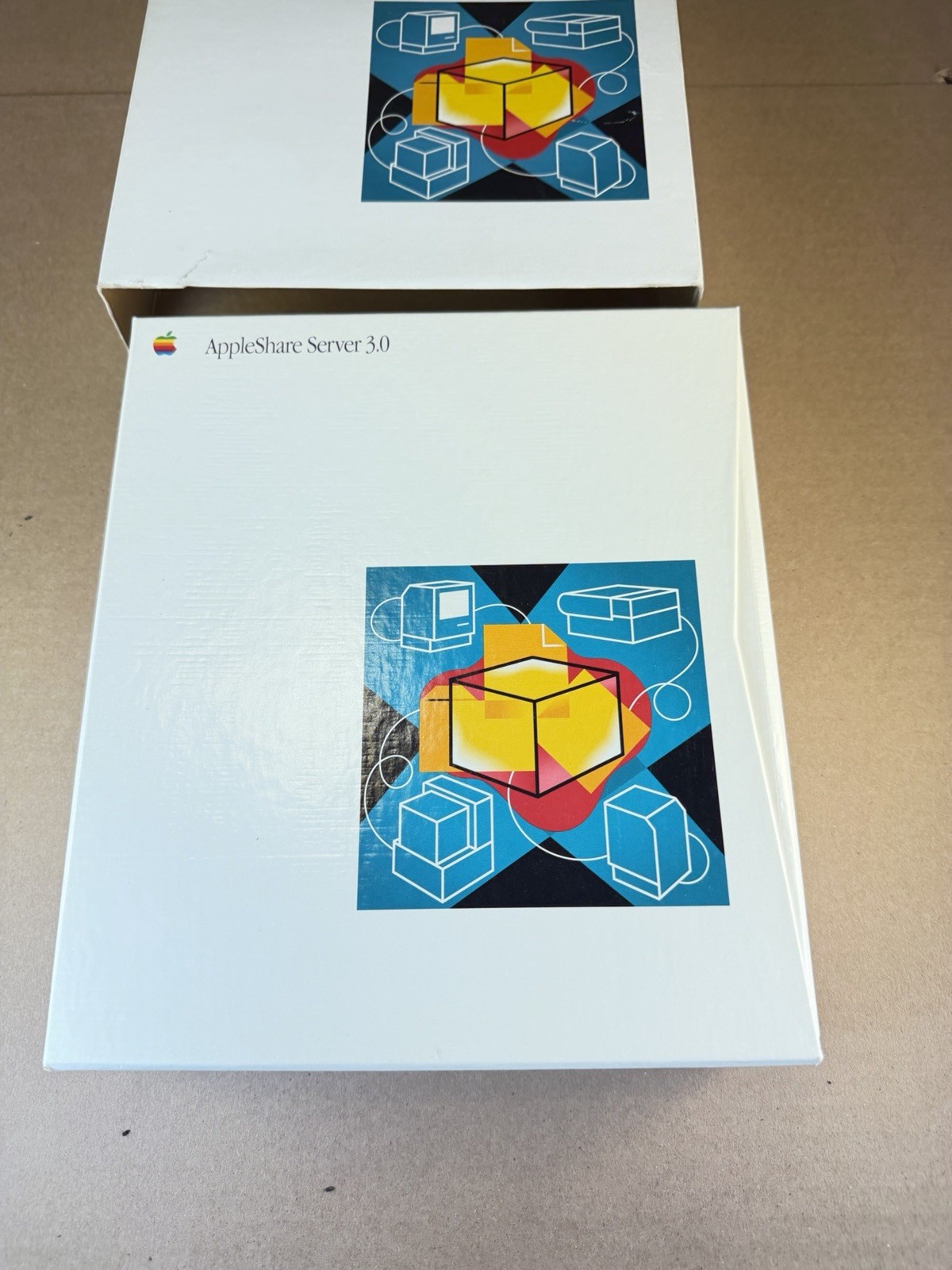 AppleShare Server 3.0 Complete Boxed Set + Update Kit Disks Manuals Macintosh