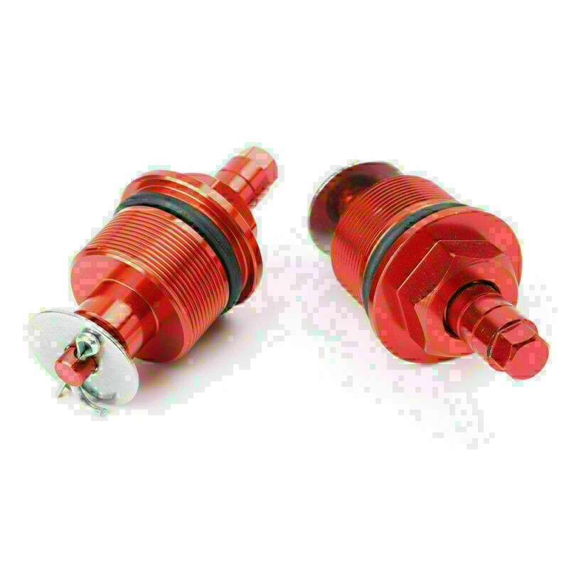 Pair Front Shock Absorber Regulator Adjuster Bolt Screw CNC Fit Honda CBF125 RED