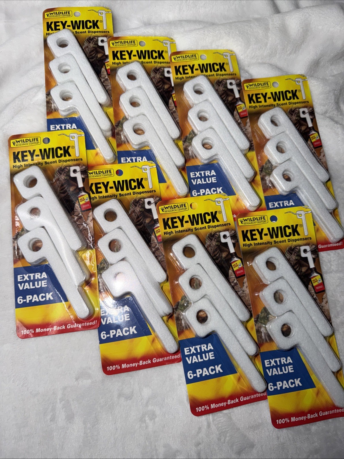 48x Wildlife Research Key-Wick Scent Absorbing Wick - 8 Packs