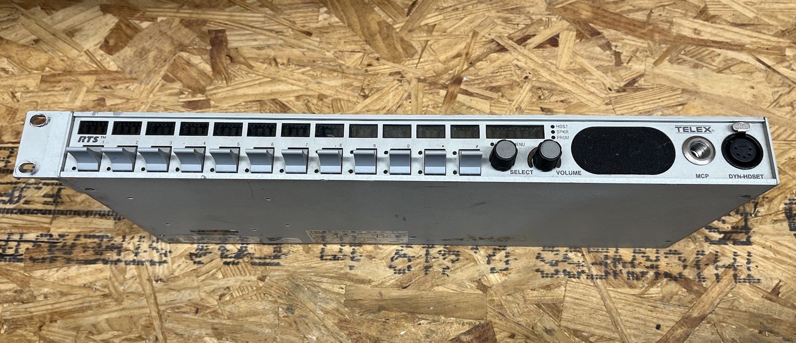 UNTESTED RTS Telex KP-12L 12 Position Key Panel Intercom System