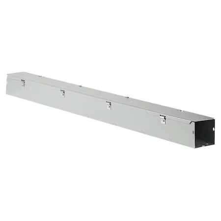 Wiegmann Hs444nk Straight Section Wireway, 1 Rating, Steel, Powder Coated