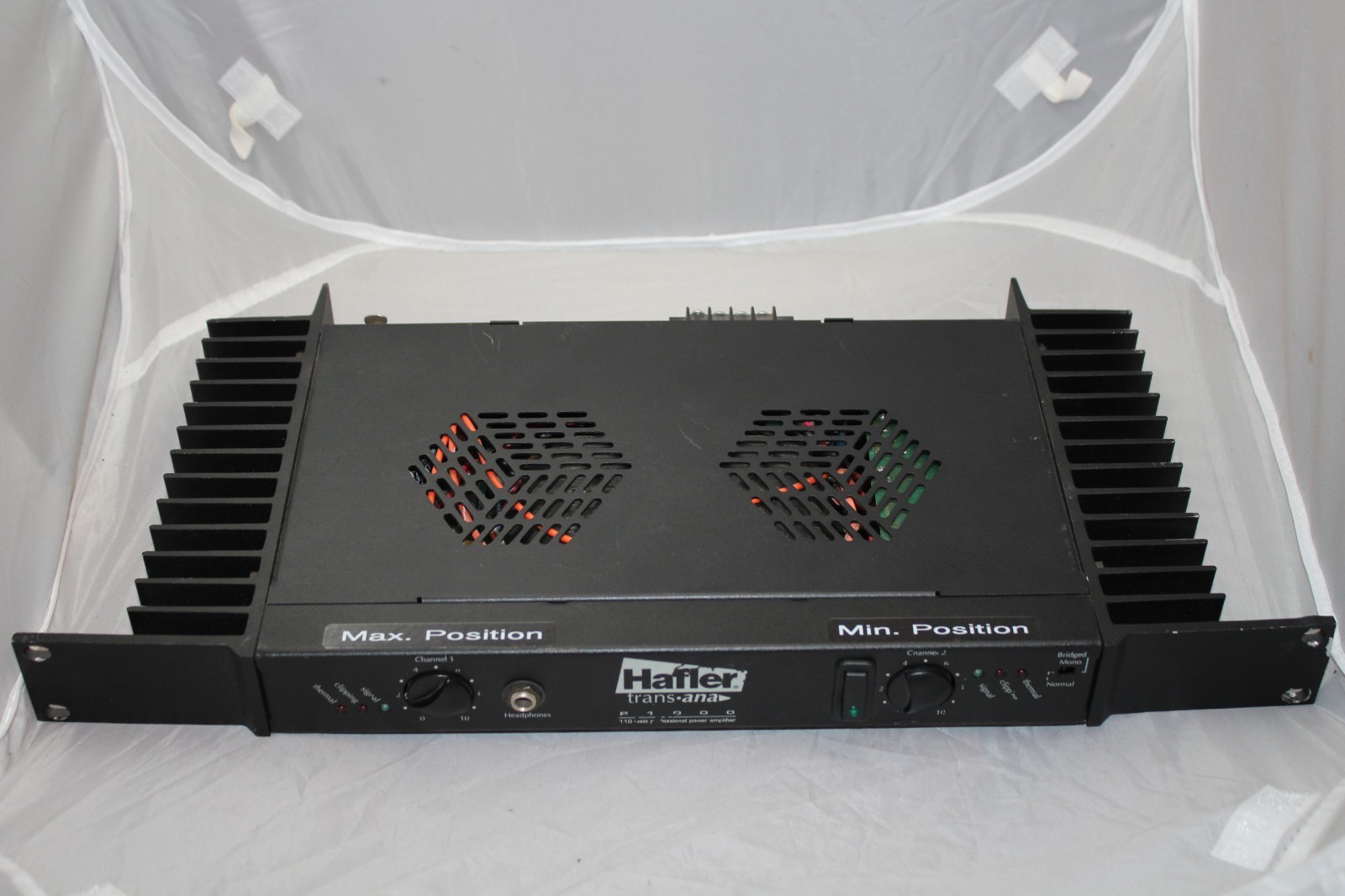 Hafler P1000 Trans-Ana Pro Power Amplifier 110 Watt Working w/ Power Cable