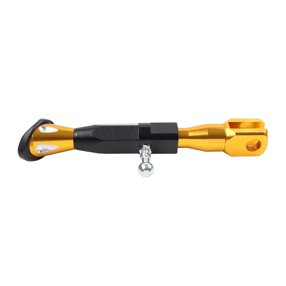 Motorcycle Universal Adjustable Kickstand Foot Side Support Kick Stand Gold