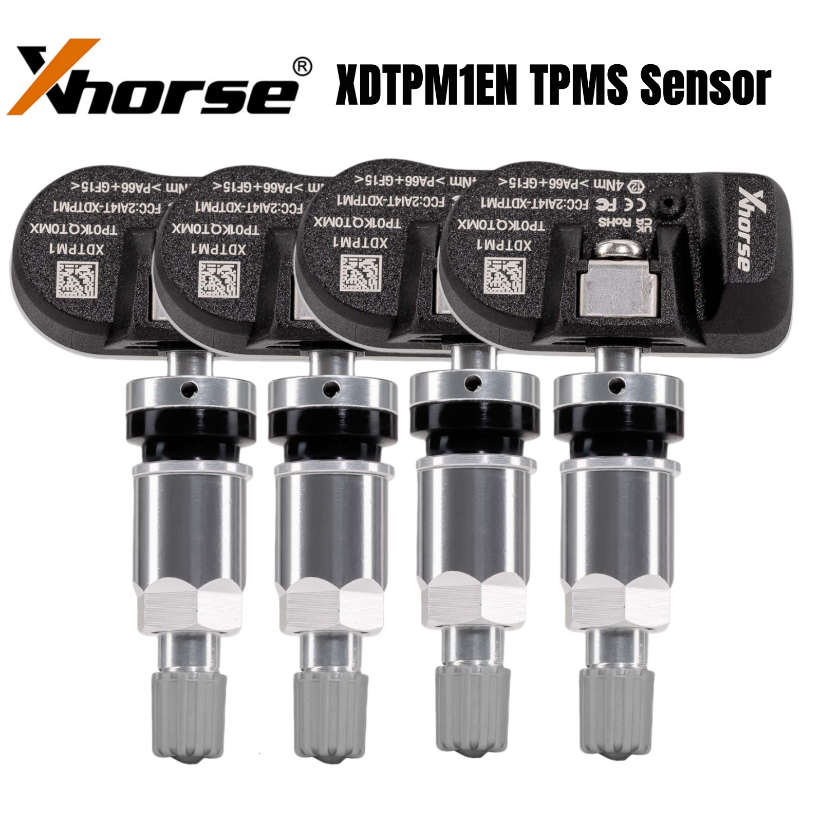 4x Xhorse XDTPM1EN TPMS Sensor Universal Programmable Sensor for VVDI Max Pro