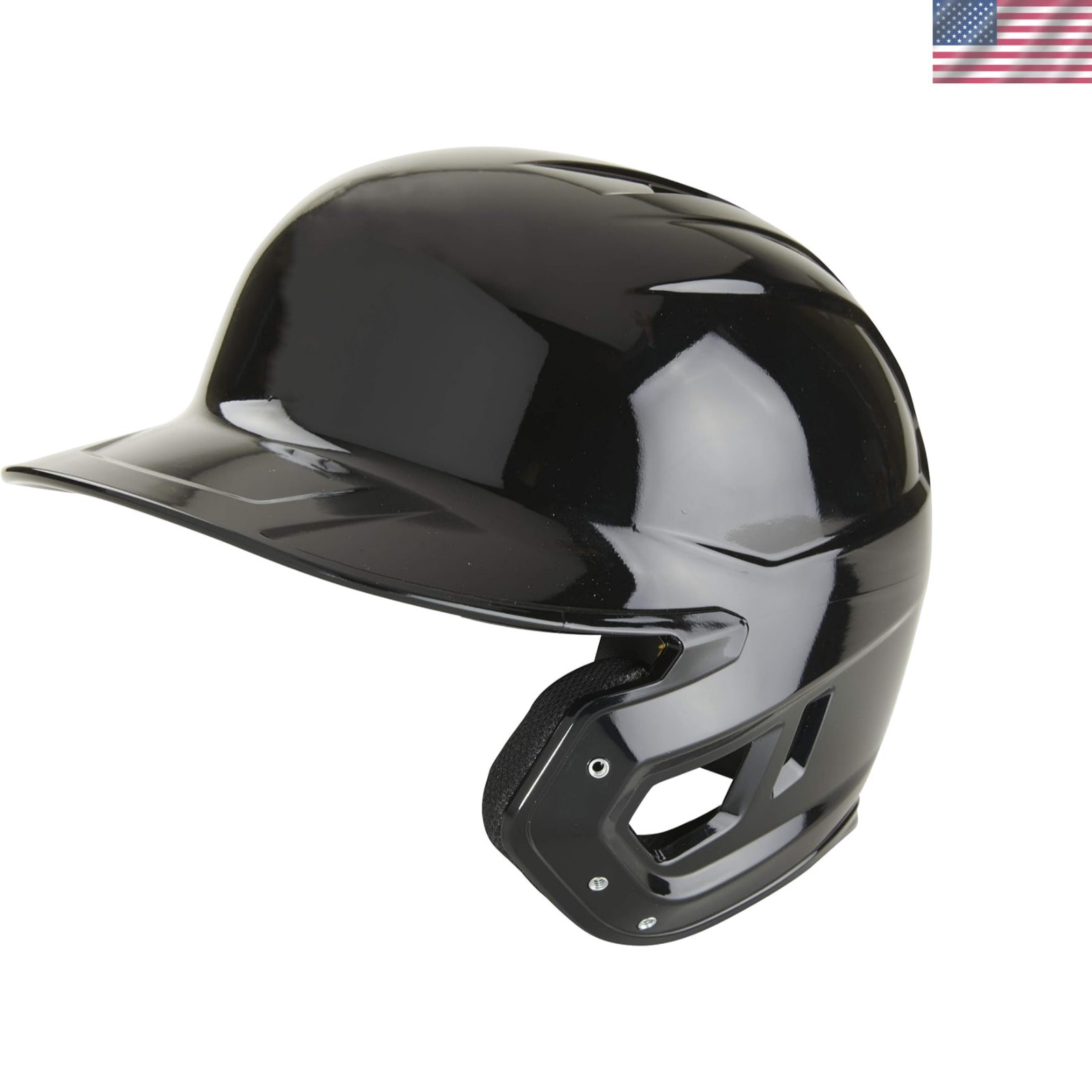 MACH Single Ear Batting Helmet | Pro-Style Baseball Helmet | Right Hand & Lef...