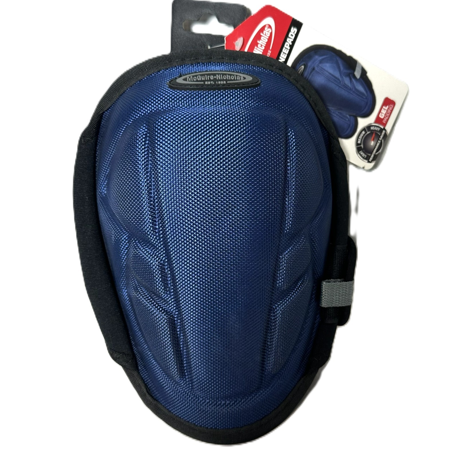 McGuire Nicholas Gel Lite Pro Flooring Knee Pads Adjustable Work Navy Black