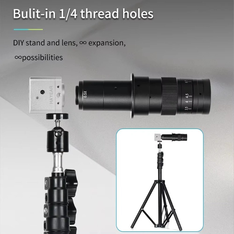 4K UHD USB HDMI Digital Microscope Eyepiece Camera 41MP Electronic Camera