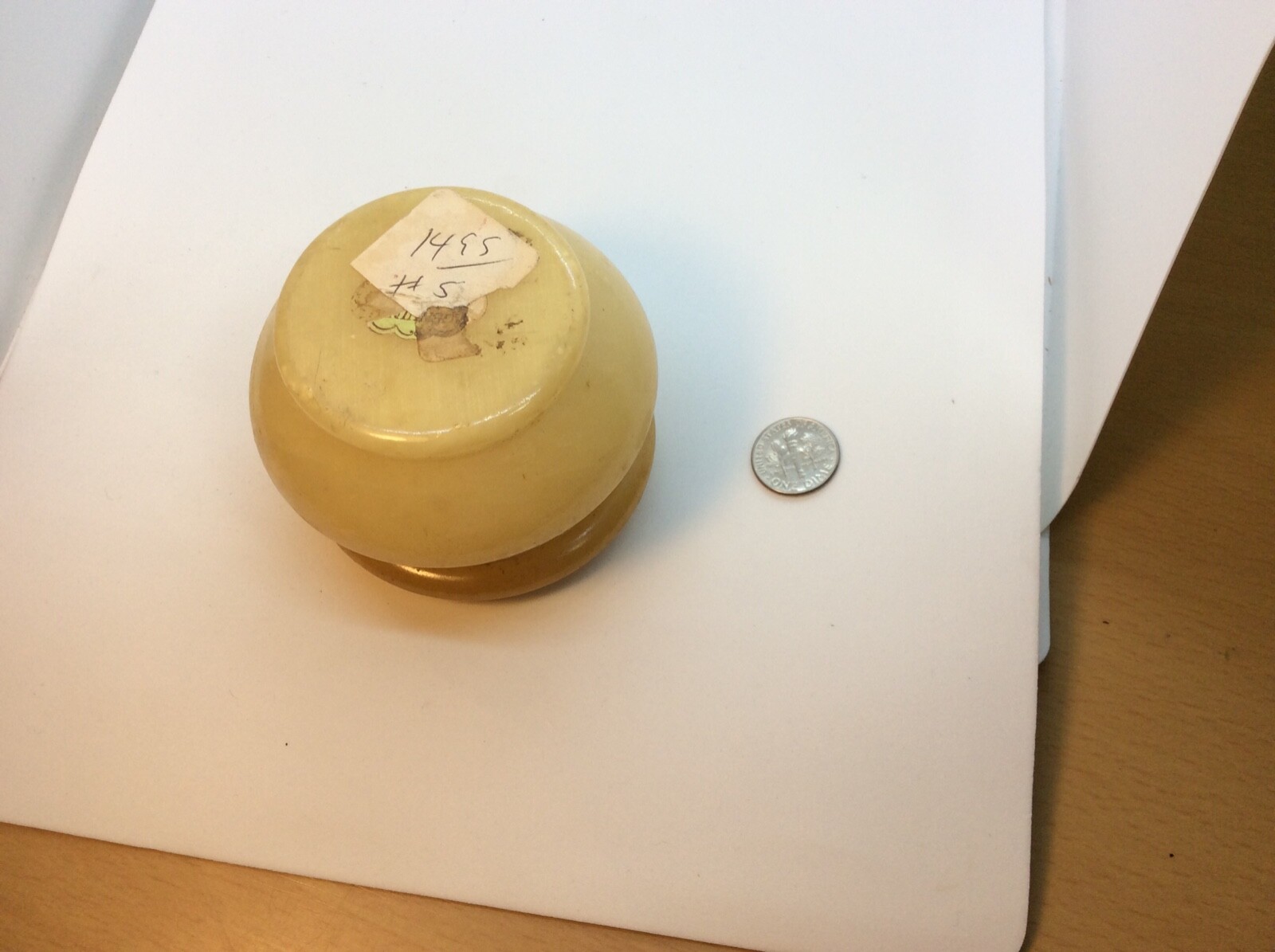 Yellow Alabaster small Trinket box